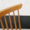 Scandinavian Wood & Vinyl Dining Chairs, 1960s, Set of 6, Image 8
