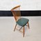 Scandinavian Wood & Vinyl Dining Chairs, 1960s, Set of 6 5