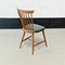 Scandinavian Wood & Vinyl Dining Chairs, 1960s, Set of 6, Image 4
