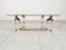 Acrylic and Brass Coffee Table with Chinese Temple Guard Sculptures, 1970s, Image 11