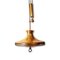 Scandinavian Brass & Acrylic Glass Counterweight Lamp in the style of Paavo Tynell, 1950s 1