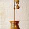 Skandinavische Gegengewichtslampe aus Messing & Acrylglas im Stil von Paavo Tynell, 1950er 3