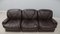 Vintage Modular 3-Seater Leather Sofa, 1970s, Set of 3 8