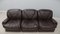 Vintage Modular 3-Seater Leather Sofa, 1970s, Set of 3, Image 8