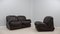 Vintage Modular 3-Seater Leather Sofa, 1970s, Set of 3 1