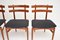 Vintage Danish Teak Dining Chairs attributed to Poul Hundevad, 1960s, Set of 4, Image 3