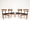 Vintage Danish Teak Dining Chairs attributed to Poul Hundevad, 1960s, Set of 4 1