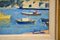 Ronald Ossory Dunlop RA, Harbour Scene, anni '60, Olio su tela, con cornice, Immagine 8