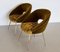 Chairs with Brass Legs in Velvet by Silvio Cavatorta, 1950s, Set of 2, Image 13