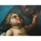 Giuseppe Nuvolone, St. Joseph with the Baby Jesus in His Arms, 1800s, Oil on Canvas, Framed 7