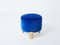 Koala Stools in Royal Blue Velvet by Garouste & Bonetti, 1995, Set of 2 3