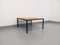 Moderner Vintage Couchtisch aus Teak & Schwarzem Metall, 1960er 8