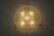 Hollywood Regency Bubble Glass Ceiling Lamp from Hillebrand, Germany, 1960s 2
