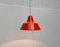 Mid-Century Danish Emaille Amatur Pendant Lamps from Louis Poulsen, 1960s, Set of 3 4