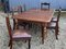 Mahogany Extending Dining Table & Chairs with 2 Leaves, Set of 7 5