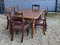Mahogany Extending Dining Table & Chairs with 2 Leaves, Set of 7 3