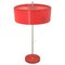 Red Table Lamp with Adjustable Height, Former Czechoslovakia, 1960s 1