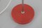 Lampada da tavolo rossa regolabile in altezza, Ex Cecoslovacchia, anni '60, Immagine 5