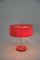 Red Table Lamp with Adjustable Height, Former Czechoslovakia, 1960s 7