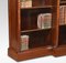 Mahogany Inlaid Breakfront Open Bookcase, 1890s 9