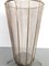 Mid-Century Modern White and Gold Metal Umbrella Stand, 1950s 6