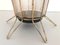 Mid-Century Modern White and Gold Metal Umbrella Stand, 1950s 10