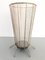 Mid-Century Modern White and Gold Metal Umbrella Stand, 1950s, Image 5