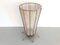 Mid-Century Modern White and Gold Metal Umbrella Stand, 1950s, Image 2