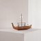 Mid-Century Folk Art Viking Ship in Wood, 1950s 4