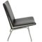 AP-40 Lounge Chair in Black Leather by Hans Wegner, 1990s 2