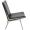 AP-40 Lounge Chair in Black Leather by Hans Wegner, 1990s, Image 2