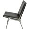 Fauteuil AP-40 en Cuir Noir par Hans Wegner, 1990s 4