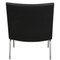 AP-40 Lounge Chair in Black Leather by Hans Wegner, 1990s 3