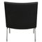 AP-40 Lounge Chair in Black Leather by Hans Wegner, 1990s, Image 3