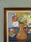 Sail Boats & Flowers, 1950s, Oil on Board, Framed 6
