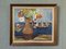 Segelboote & Blumen, 1950er, Öl an Bord, Gerahmt 1