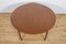 Mid-Century Round Extendable Dining Table from McIntosh, 1960s, Image 6