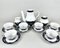 Porcelain Tea Coffee Set from Zsolney, Hungary, 1960s, Set of 15 3