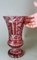 Biedermeier Style Bohemia Cut and Ground Red Crystal Vase, 1950 18