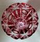 Jarrón estilo Biedermeier de cristal rojo tallado y molido, 1950, Imagen 16
