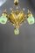 Art Nouveau Chandelier with Opaline Glass Shades, Vienna, 1908, Image 14