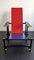 Fauteuil Vintage Rouge et Bleu par Gerrit Thomas Rietveld pour Cassina, 1980s 11