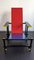 Vintage Armlehnstuhl in Rot & Blau von Gerrit Thomas Rietveld für Cassina, 1980er 11