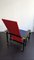 Poltrona vintage rossa e blu di Gerrit Thomas Rietveld per Cassina, anni '80, Immagine 13