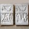 White Marble Relief Frieze Panels, 1920s, Set of 2 1