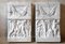 White Marble Relief Frieze Panels, 1920s, Set of 2 2