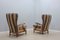 Mid-Century High Back Armchairs, 1950s, Set of 2, Image 15