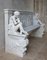 Neoclassical Carved White Marble Bench 5