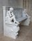 Neoclassical Carved White Marble Bench, Image 5