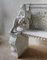 Neoclassical Carved White Marble Bench 10